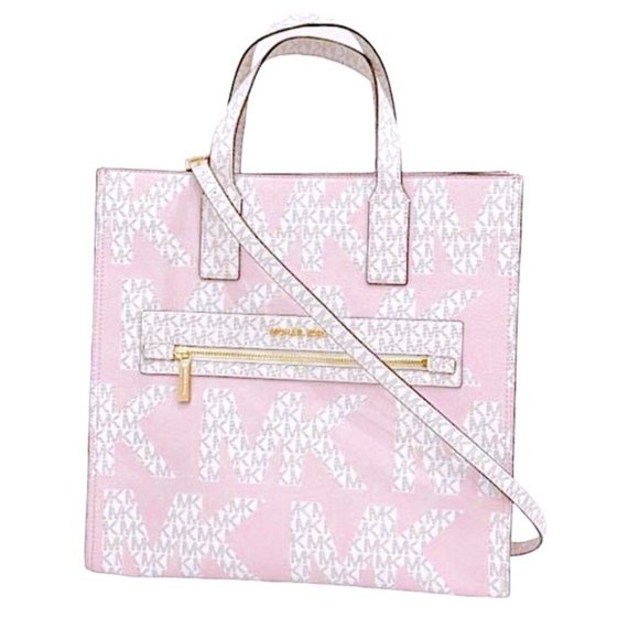 SOLD NWT MICHAEL KORS Kenly LG Signature Logo Tote Bag - Picture 4 of 11